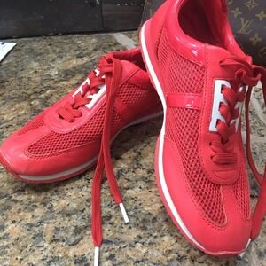 Michael Kors‎ Red Trainer sneakers size 7